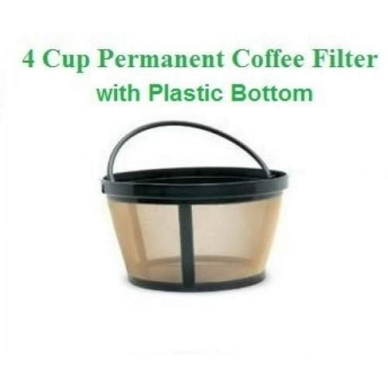 4 Cup Basket Style Permanent Coffee Filter fits Mr. Coffee 4 Cup Coffeemakers