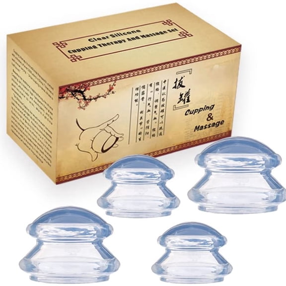 4pcs Cupping Massager Relax Massager Cup Portable Suction Cup Body Massager