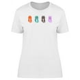 thumbnail image 1 of 4 Cute Cats Different Colors T-Shirt Women -Image by Shutterstock, Female Small, 1 of 2