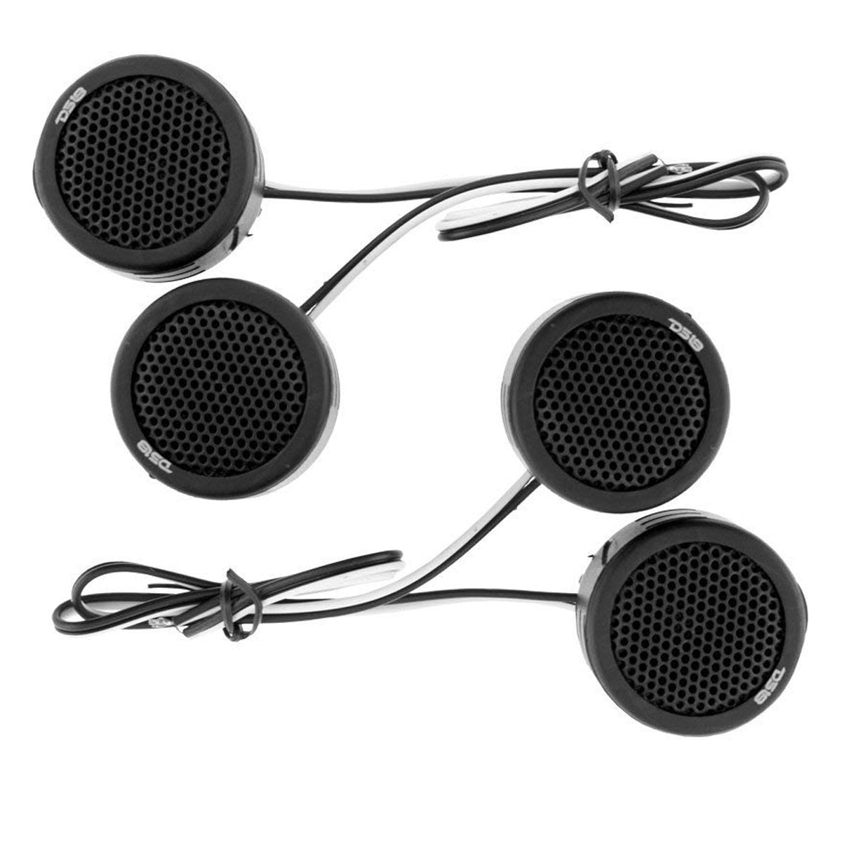 4 DS18 TWPZ 1" Inch Mirco Dome Tweeters 4 Ohms 80 Watts Max Built In
