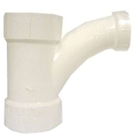 4" (DWV) PVC Combo Tee/Wye