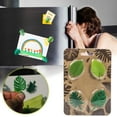 4 Decorative Refrigerator Refrigerator Mini Tropical Leaf Refrigerator