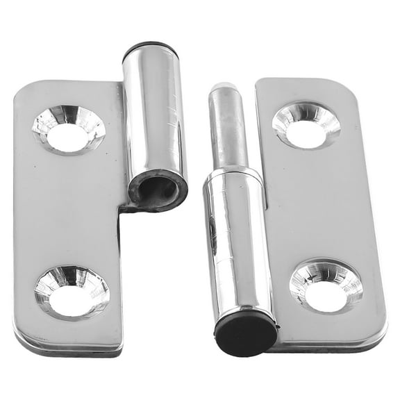 4" Detachable Hinge, Small Slip Joint Flag Hinges, Lift Off Detachable Door Hinges, Stainless Steel, Right Handed