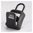 thumbnail image 1 of 4 Digit Code Box Outdoor Password Key Box Extended Locking Hook Steel Wire Hanging Key Storage ,Compact Design, 1 of 7