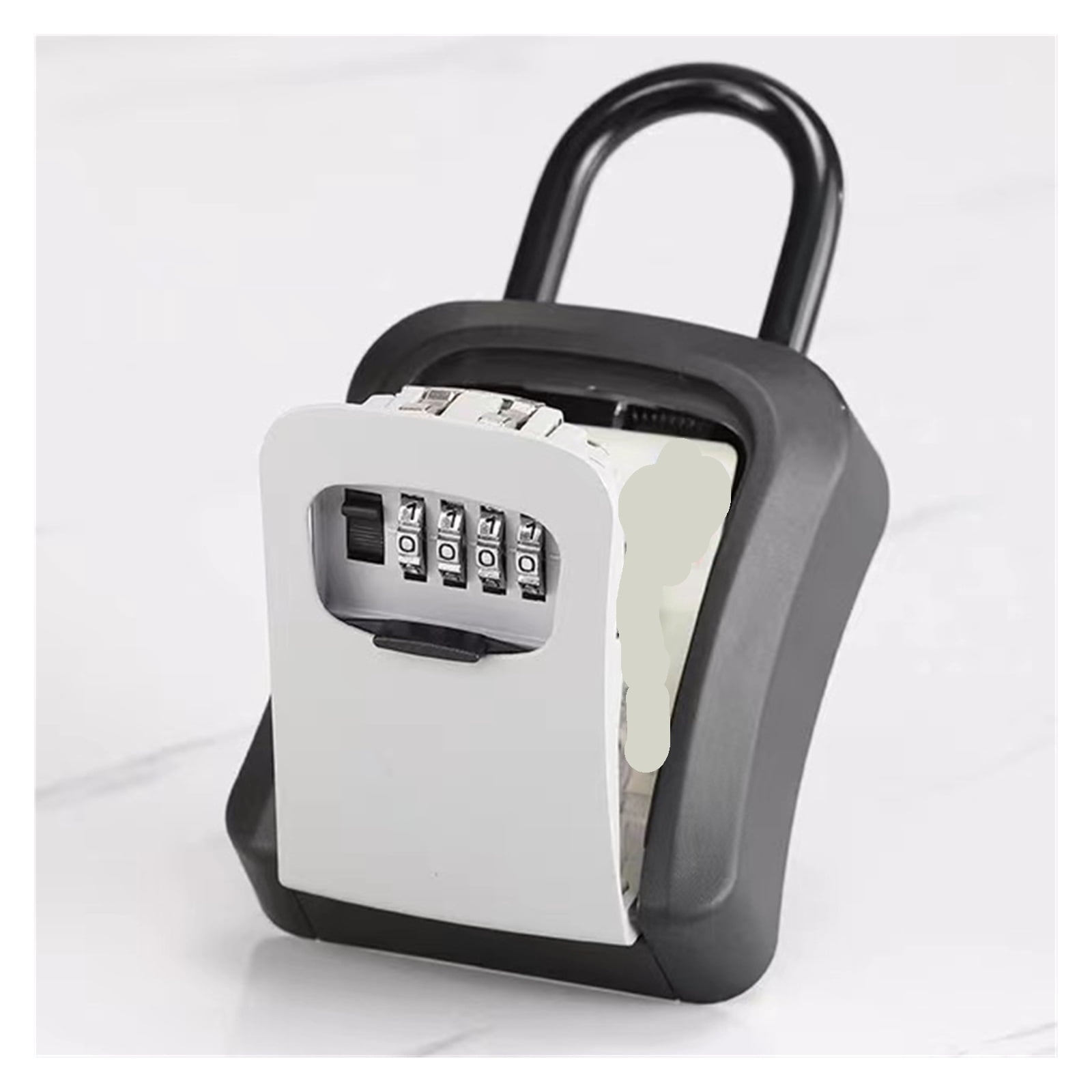 4 Digit Code Box Outdoor Password Key Box Extended Locking Hook Steel ...