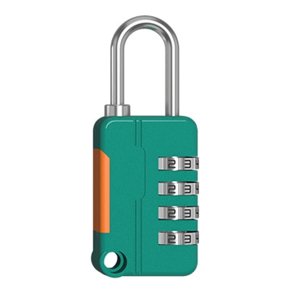 4 Digit Code Combination Padlock Small Travel Luggage for Case Lock Keyless Shackle Lock for Backpack Gym School Locker