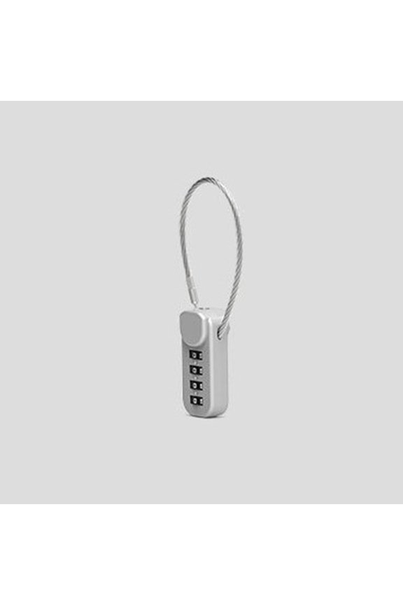 4 Digit Combination Code Number Lock With Spring Coil Wire Rope For Luggage Zipper Bag Backpack Suitcase Drawer Locks