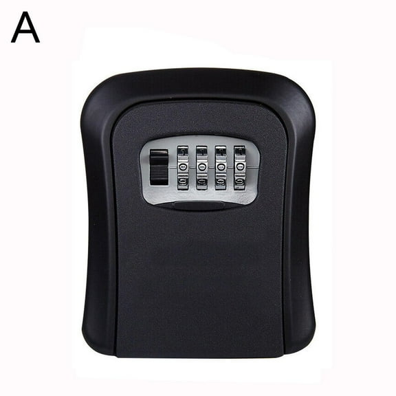 4-Digit Combination Key Lock Box Wall Mount Safe Security Storage Case Organizer N4M5