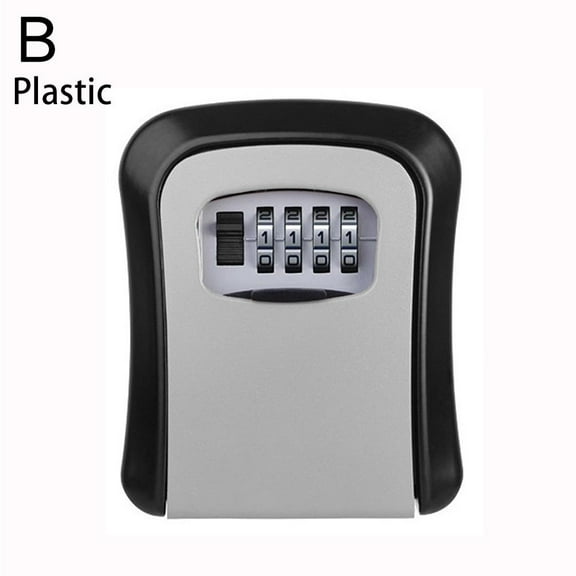 Wall Mount Organizer Safe Security Storage Case 4 Digit Combination Key Lock Box I3Z9