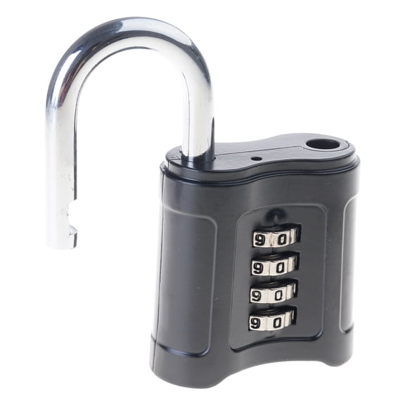 4 Digit Combination Lock Weatherproof Padlock Gym Locker Lock Heavy Duty High Security Padlock Outdoor Safely Code Lock
