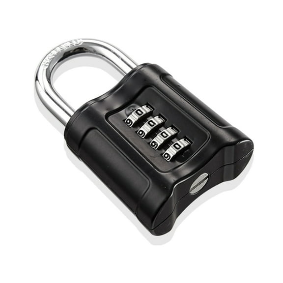 4 Digit Combination Lock Weatherproof Padlock Gym Locker Lock Safely Code Lock