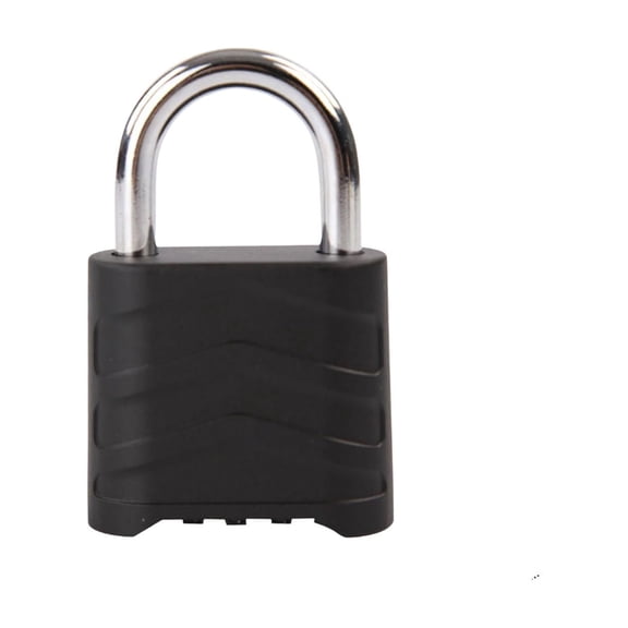 4 Digit Combination Padlock Heavy Duty Stainless Steel Shackle Lock Rustproof Anti-Cut Digital Code Lock for Warehouse Gate School Locker Garage Storage Cabinet Weatherproof