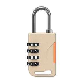 4 Digit Combination Padlock Portable Password Lock Keyless Unlocks AntiTheft Padlock for Backpacks Gym School Lockers