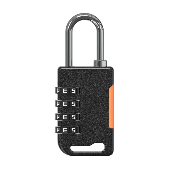 4 Digit Combination Padlock Portable Password Lock Keyless Unlocks AntiTheft Padlock for Backpacks Gym School Lockers