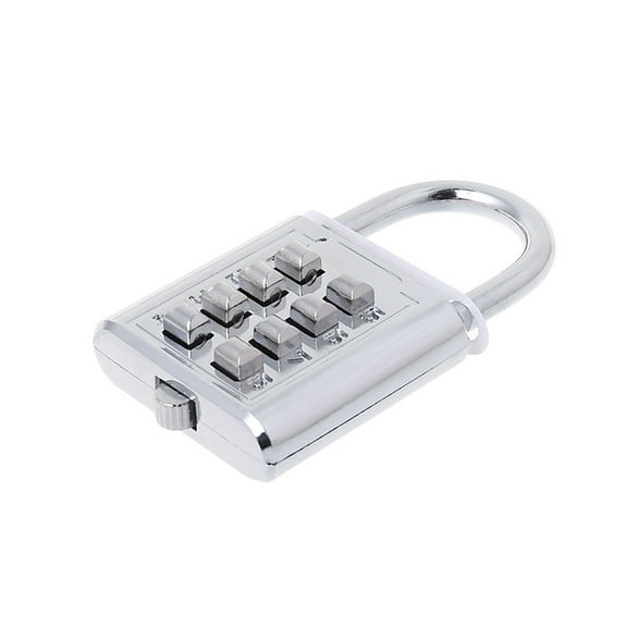 4 Digit Combination Padlock Small Travel Lock for Backpack Gym School Locker
