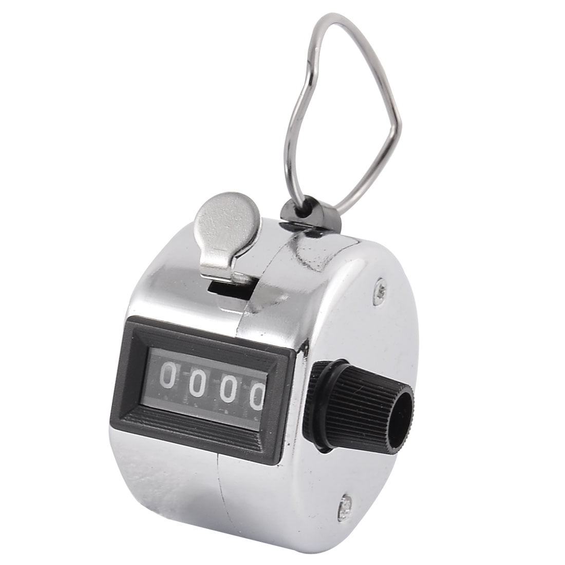 Digital Hand Tally Counter 4 Digit Number Manual Counting Golf Clicker  Outdoor Sport Soccer Key Ring
