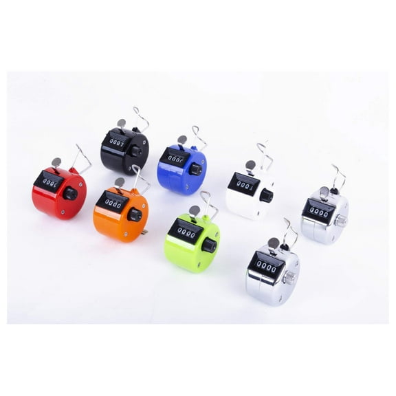 4 Digit Number Dual Clicker Golf Hand Tally Counter Handy Convenient （8pcs）