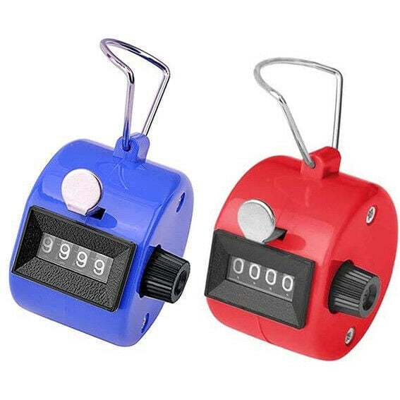 TSV Golf Hand Held Tally 4-Digit Number Clicker Sport Counter Counting Recorder