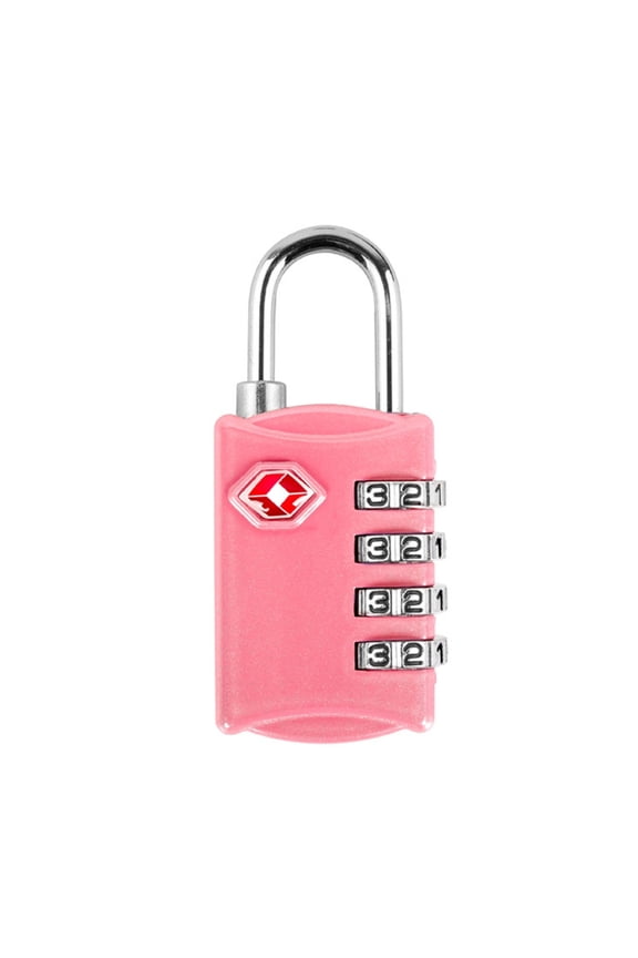 4-Digit Security Padlock Travel Locks Luggage Combination Locks Travel Accessories for Lockers Bags