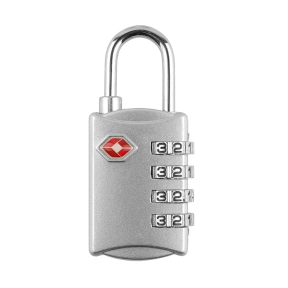4-Digit Security Padlock Travel Locks Luggage Combination Locks Travel Accessories for Lockers Bags