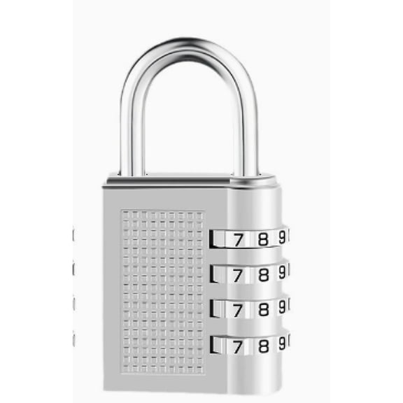 4 - Digit Zinc Alloy Combination Lock, High - Security Password Padlock For Gates, Sheds, Lockers, And More - Durable, Easy To Use, And Adjustable Code