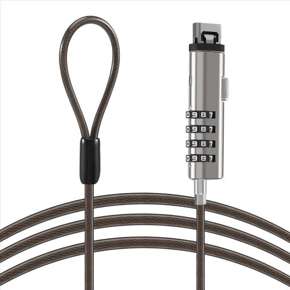 4 Digital Universal Lock USB Laptop Security Cable for Computer