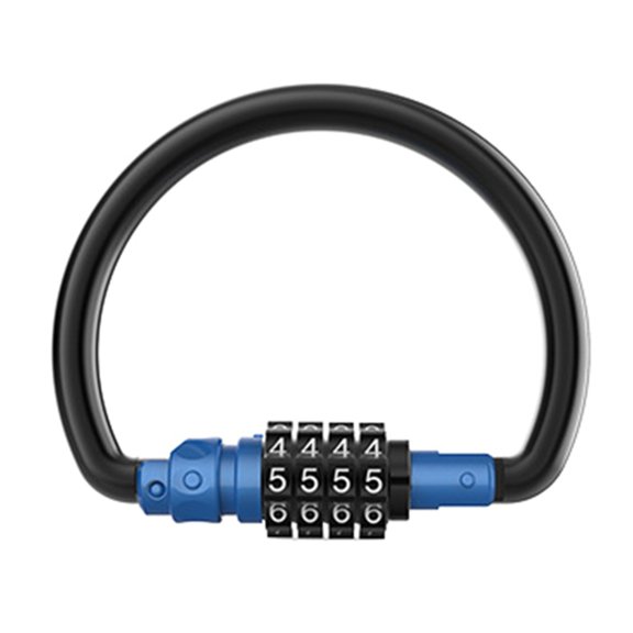 Secure 4 Digits Regulable Combination Padlocks Rustproof Zincs Alloys Bike Lock for Bicycles Storage Lockers