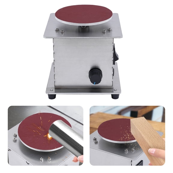 4" Disc Sander Electric Polisher Mini Sanding Disc Machine Grinding Tool 6000RPM