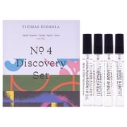No 4 Discovery Set by Thomas Kosmala for Unisex - 4 Pc Mini Gift Set 0.25oz Apres LAmour EDP Spray, 0.25oz Candy EDP Spray, 0.25oz Neon EDP Spray, 0.25oz Sport EDP Spray