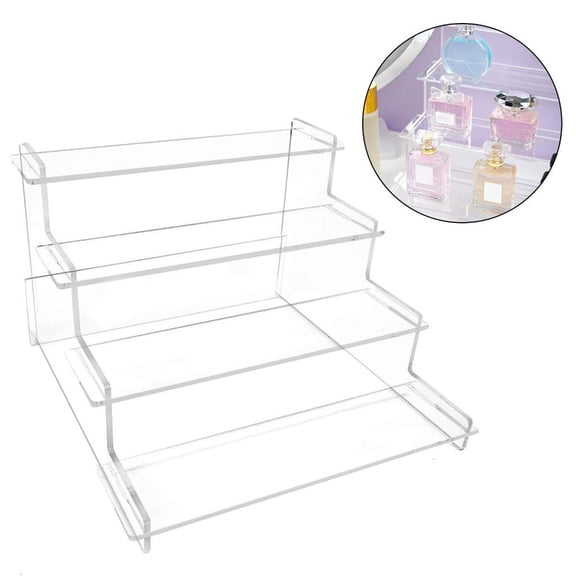 4 Display Holder Retail Display Rack Display Stand for Cupcake, Dessert, Figure, Makeup, Dresser