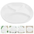 thumbnail image 1 of 4 Divided Plates Dinner Plate Household Dish Compartment Plate/ Melamine 4-Grid Plate, 1 of 6