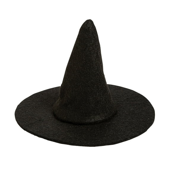 4" Do It Yourself Felt Witch Hats (6Pc) - Craft Supplies - 6 Pieces