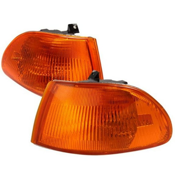 4 Door Corner Lights for 92 to 95 Honda Civic, Amber - 10 x 10 x 12 in.