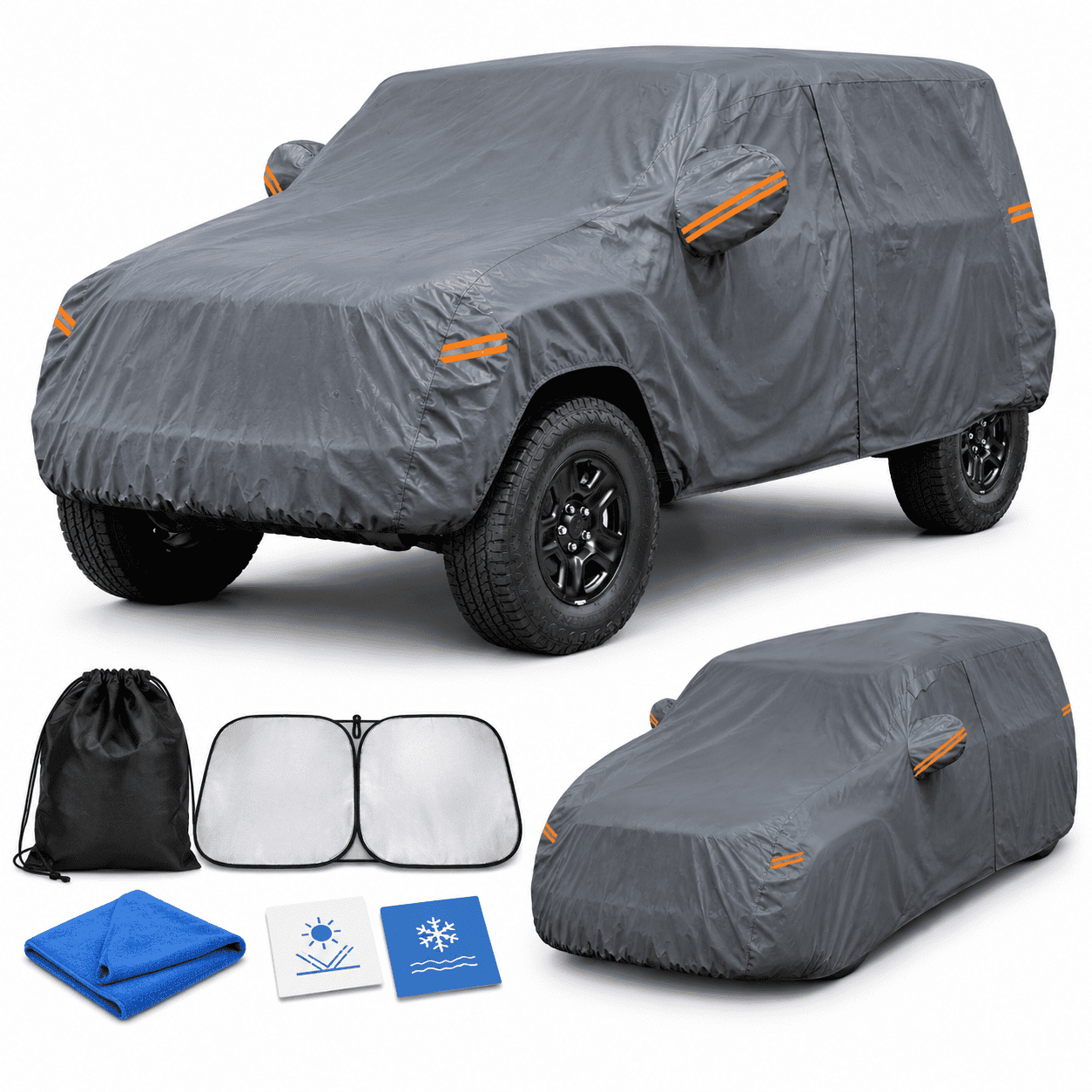 4 Door Cover Waterproof All-weather Outdoor Full Exterior Suv Car For ...