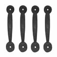 thumbnail image 1 of 4 Door or Drawer Pull Black Wrought Iron Bean 4 3/4" x 1" | Renovator's Supply, 1 of 2