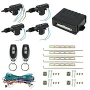 4 Doors Vehicle Car Central Lock Locking Keyless Entry System Kit with Remotes