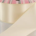 thumbnail image 1 of 4" Double Face Satin Ribbon Ivory 100yd, 1 of 4