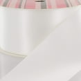 thumbnail image 1 of 4" Double Face Satin Ribbon White 100yd, 1 of 4