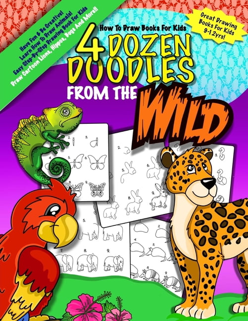 4 Dozen Doodles; How to Draw Books for K How To Draw Books For Kids; 4 ...