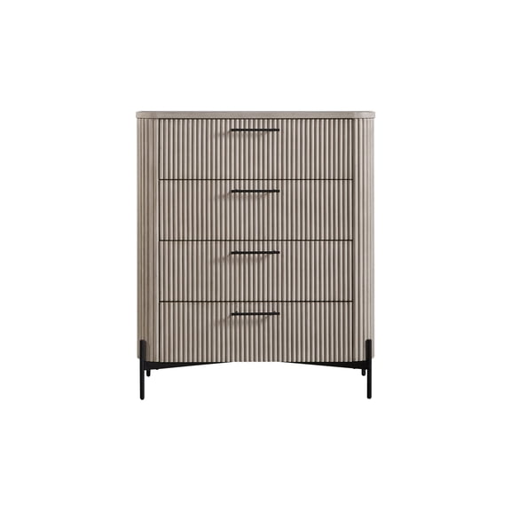 4 Drawer Chest - Taupe