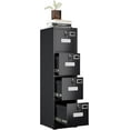 4 Drawer File Cabinet, Metal Vertical File Cabinet with 4 Lock,Office ...