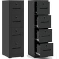 4 Drawer File Filing with 4 Lockable Drawers