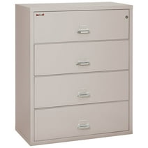 4 Drawer Lateral File, 44" wide, Platinum