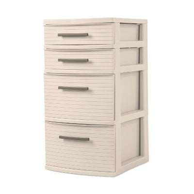 4 Drawer Medium Tower - Storage & Organization Carts & Drawer Units