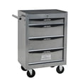 thumbnail image 1 of 4 Drawer Rolling Metal Tool Cart on Wheels, 20'' Multifunctional Mobile Metal Tool Chest with Ball Bearing Drawer Slides, Drawers Trolley Organizer Tool Storage Box for Repair Shop, Warehouse, Garage, 1 of 9