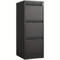 4 Drawer Vertical File with Lock, Filing Metal Filing