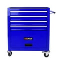 thumbnail image 1 of 4 Drawers Multifunctional Tool Cart with Wheel Steel Tool Chest Storage Cabinet, 1 of 7