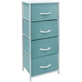 thumbnail image 1 of 4 Drawers Nightstand Chest Dresser - Aqua, 1 of 8
