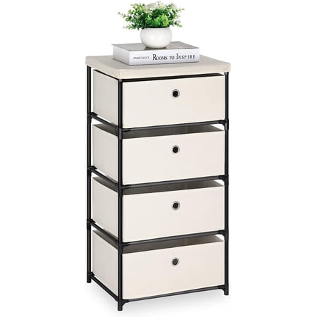 4 Drawers Storage Organizer Beige