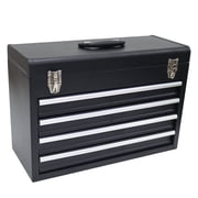 4 Drawers Tool Box Portable Toolbox for Garages Warehouses Repair Stores